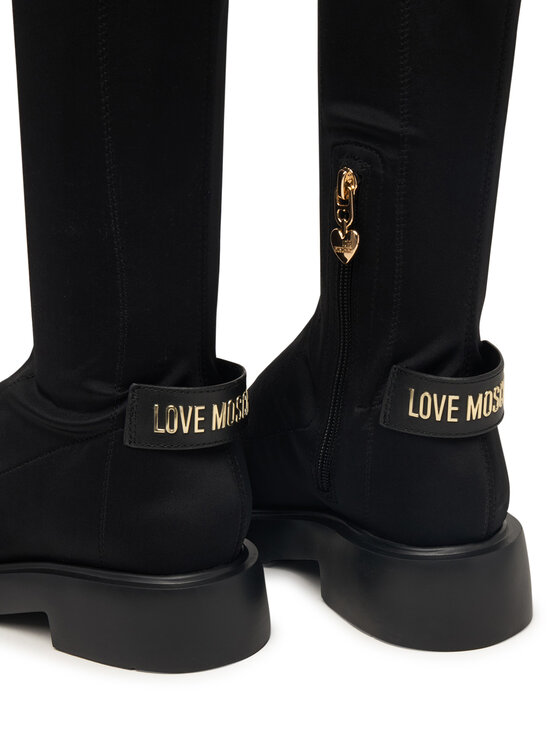 LOVE MOSCHINO LOVE MOSCHINO Säärsaapad JA26114G1PIM400A Must