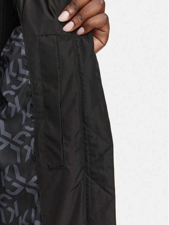 Karl Lagerfeld Jeans Karl Lagerfeld Jeans Μπουφάν χειμωνιάτικο B3W15019 Μαύρο Regular Fit
