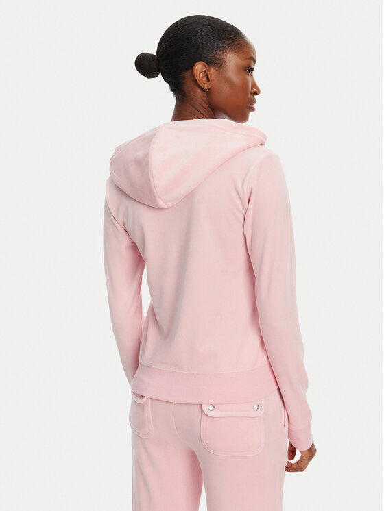 Juicy Couture Juicy Couture Mikina Robertson JCAP176 Ružová Slim Fit