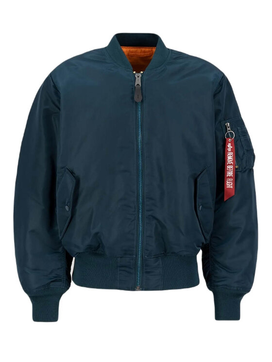Alpha Industries Alpha Industries Kurtka bomber AI.100101-02-4XL Granatowy Regular Fit