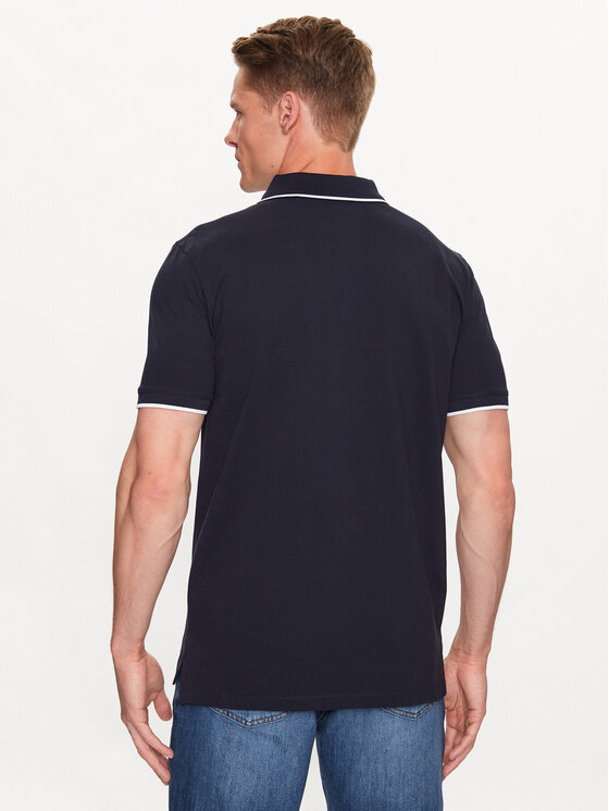 HUGO Hugo Polokošeľa 50467344 Tmavomodrá Slim Fit