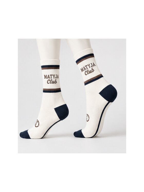 Magda Matyja Magda Matyja Skarpety długie DAILY SOCKS Biały