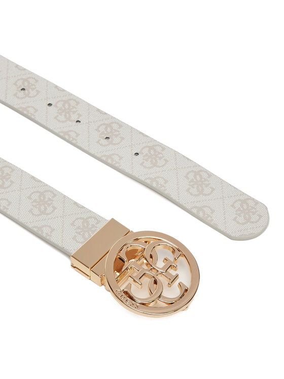 Guess Guess Pásek Noelle BW9166 P4235 Krémová
