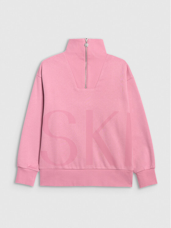 4F 4F Bluza APRES SKI Różowy Loose Fit