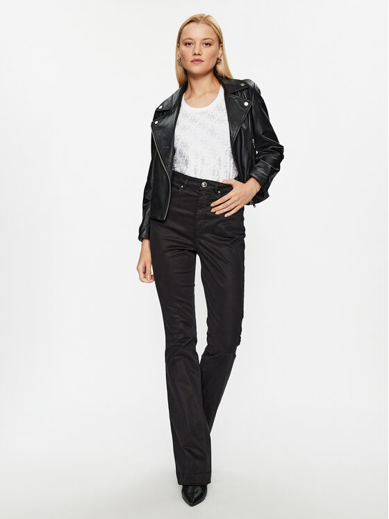 Guess Guess T-shirt W3BI53 J1314 Bijela Slim Fit