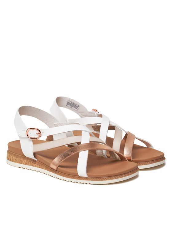 Skechers Skechers Sandale Desert Kiss Low-Peak Rank 114709/WHT Alb