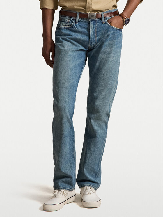 Polo Ralph Lauren Polo Ralph Lauren Jeans hlače 710B21047001 Modra Straight Fit