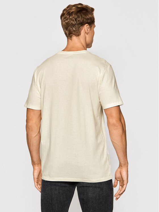 Lee T-Shirt Rider L60VFENQ 112140363 Żółty Regular Fit