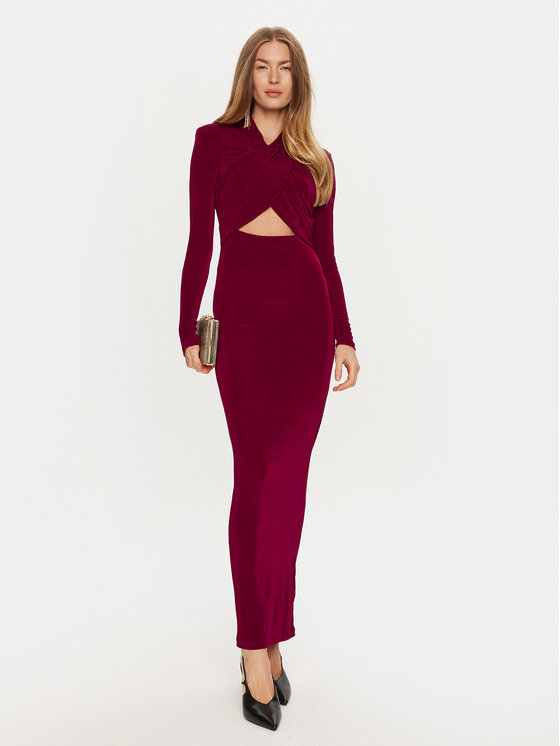 Bardot Bardot Rochie de seară Reno 58742DB Roșu Slim Fit