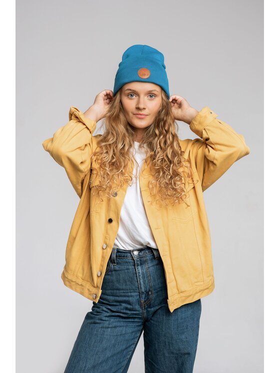 Kabak Kabak Czapka klasyczna beanie Niebieski