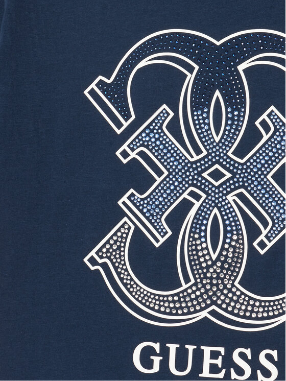 Guess Guess Футболка J6RI28 K6YW4 Cиній Regular Fit