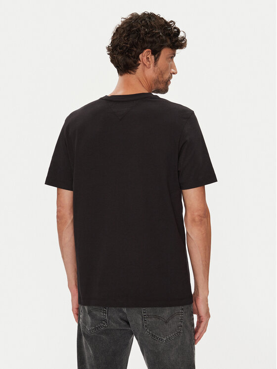 Tommy Hilfiger Tommy Hilfiger Tricou Essential MW0MW39249 Negru Regular Fit