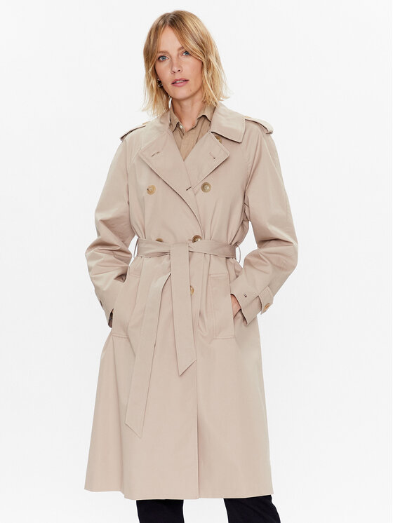 Tommy Hilfiger Tommy Hilfiger Vihmamantel WW0WW36960 Beež Regular Fit