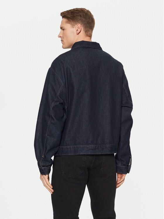 Calvin Klein Jeans Calvin Klein Jeans Traper jakna J30J327087 Tamnoplava Relaxed Fit
