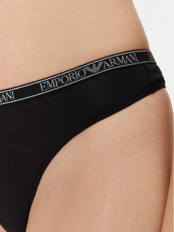 Emporio Armani Underwear Emporio Armani Underwear Komplekti kuulub 2 paari stringe EW000402 AF10889 MC005 Must