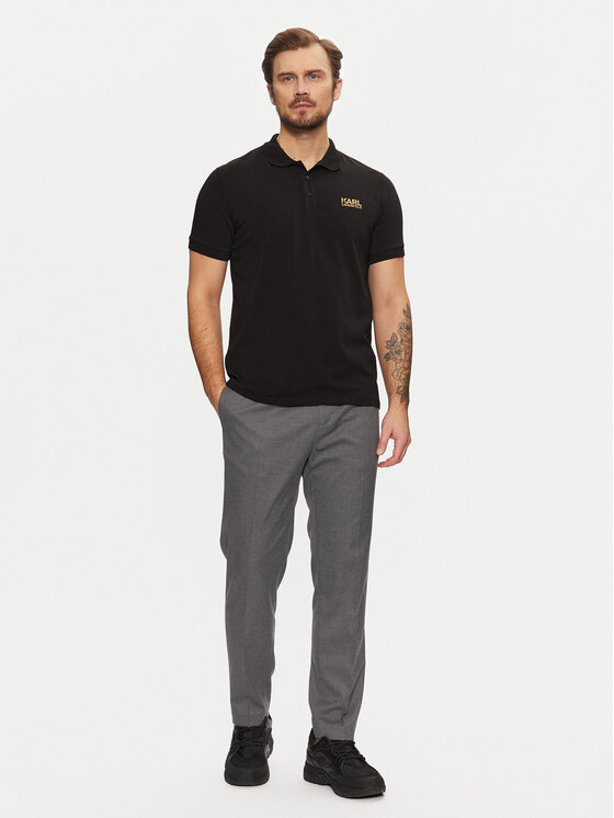 KARL LAGERFELD KARL LAGERFELD Poloshirt 745088 551235 Schwarz Regular Fit