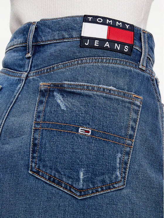 Tommy Jeans Tommy Jeans Jeans suknja Claire DW0DW18225 Plava Regular Fit