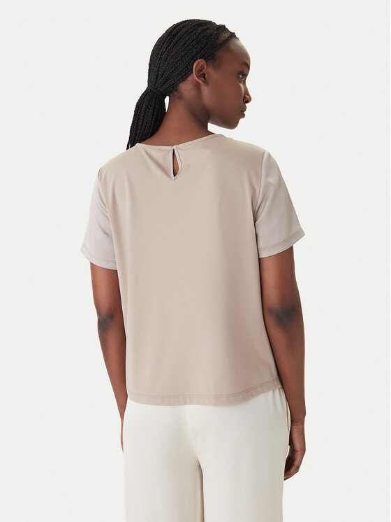Weekend Max Mara Weekend Max Mara Blúzka Zona 2615941011 Béžová Relaxed Fit