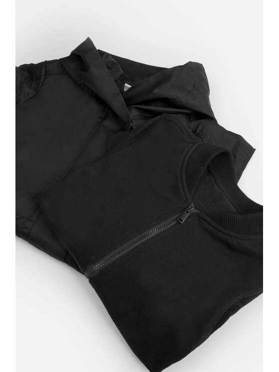 Coccodrillo Coccodrillo Kurtka przejściowa WC4152406OGK-021 Czarny Regular Fit