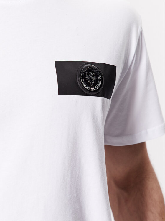 Plein Sport Plein Sport T-shirt SACC MTK6027 SJY001N Bianco Regular Fit