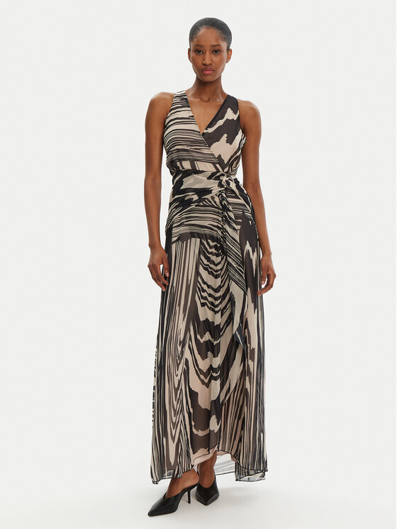 Rinascimento Rinascimento Rochie de seară CFC0019849002 Bej Regular Fit