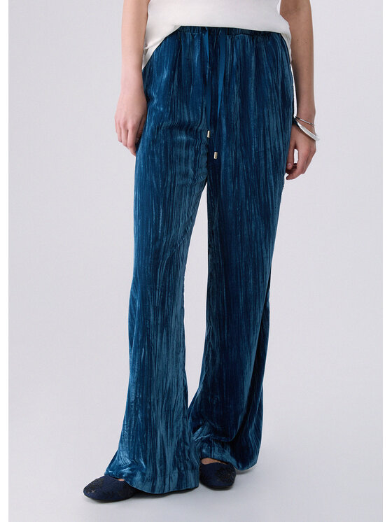 Liu Jo Liu Jo Pantaloni di tessuto TF6099T094AX0778 Azzurro chiaro Regular Fit