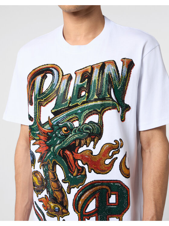 PHILIPP PLEIN PHILIPP PLEIN T-shirt 31077 Bianco Regular Fit