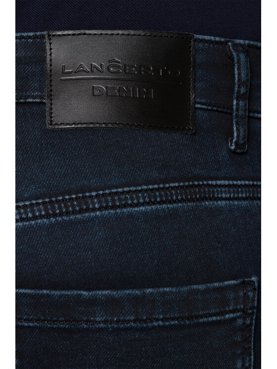 Lancerto Lancerto Jeansy Darren SP113222000014 Granatowy Slim Fit
