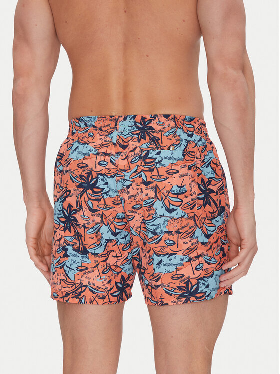 BOSS BOSS Kopalne hlače Willow 50539931 Oranžna Regular Fit