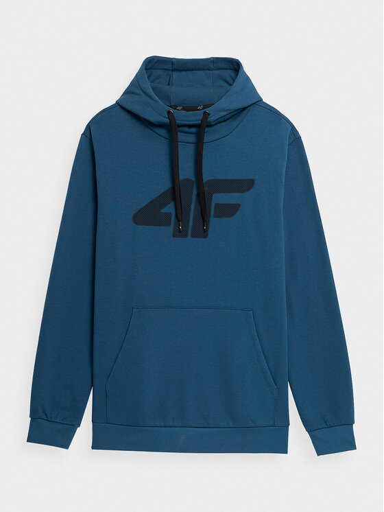 4F 4F Pulóver 4FAW23TSWSM694 Sötétkék Regular Fit