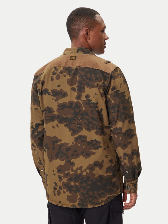 G-Star Raw G-Star Raw Košulja Cargo Pkt D26900-D553 Zelena Regular Fit