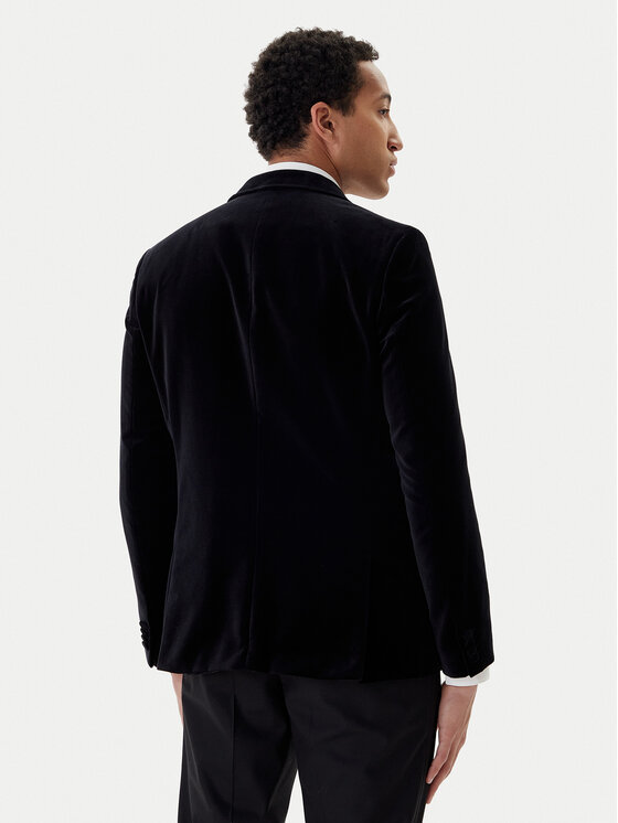 HUGO HUGO Marynarka Henry254E1X 50549032 Czarny Slim Fit