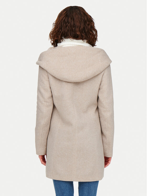 ONLY ONLY Płaszcz przejściowy Sedona 15142911 Beżowy Regular Fit