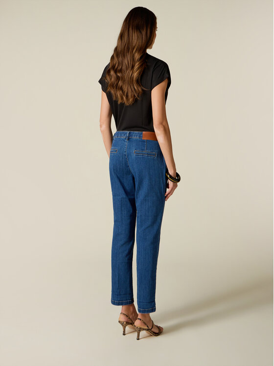 Oltre Oltre Jeansy P576R209290N024 Niebieski Regular Fit