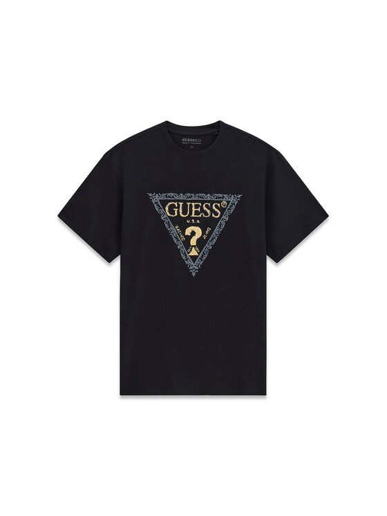Guess Guess Majica 180289 Črna Classic Fit