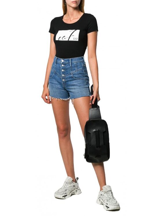 Emporio Armani Emporio Armani T-Shirt 6GTT10 TJ12Z Černá Regular Fit