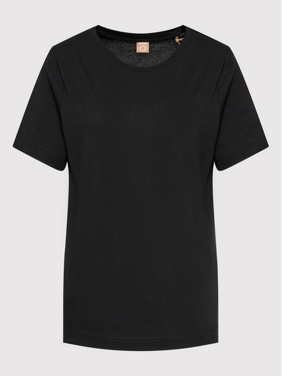 BOSS Boss T-shirt Ecosa 50457259 Crna Regular Fit