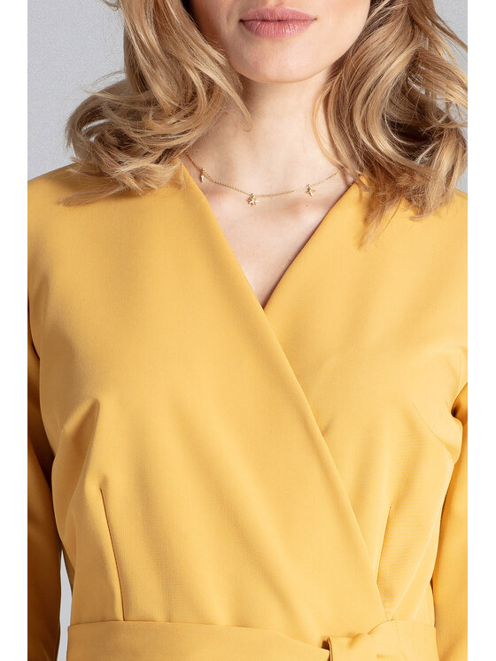 FIGL FIGL Vestito da giorno M654 Giallo Regular Fit
