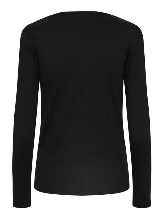 Pieces Pieces Μπλουζάκι 17135564 Μαύρο Slim Fit