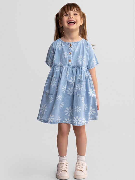 minoti minoti Sukienka codzienna 30DRESS112 Granatowy Regular Fit