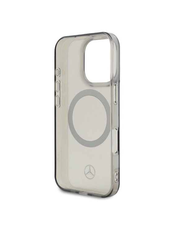 Mercedes-Benz Mercedes-Benz Etui na telefon Silver Ring MagSafe Czarny