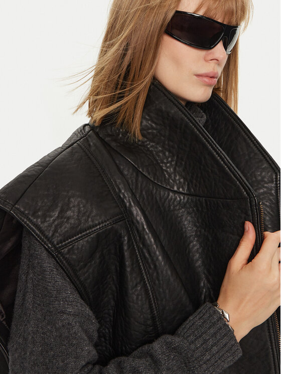 Gestuz Gestuz Bezrękawnik Gelly 10909519 Czarny Regular Fit