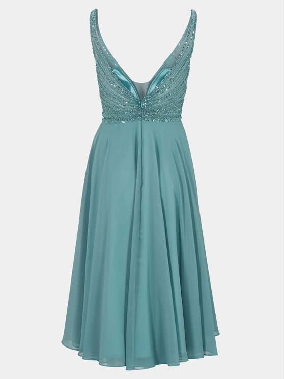 Hey Kyla Hey Kyla Cocktail obleka 5AG012HK Modra Regular Fit