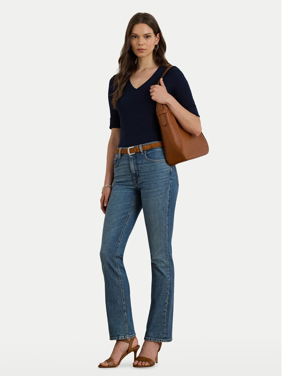 LAUREN RALPH LAUREN LAUREN RALPH LAUREN Blúz 200815843010 Sötétkék Slim Fit