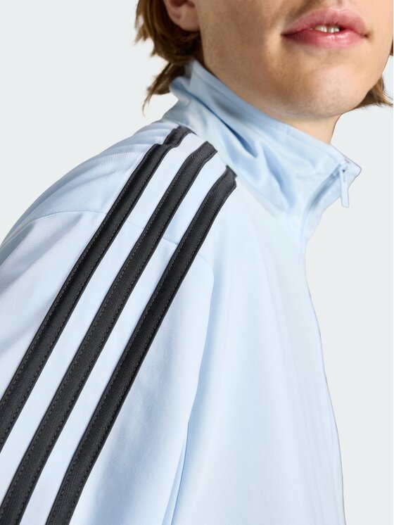 adidas adidas Bluza FIREBIRD Błękitny Loose Fit
