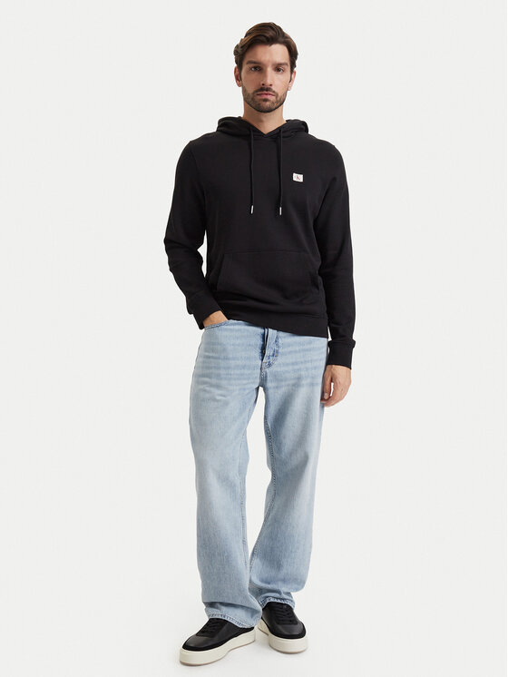 Calvin Klein Jeans Calvin Klein Jeans Majica dugih rukava LV04RG269G Crna Classic Fit