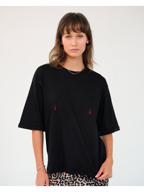 T-Shirt Le Songe, Rozmiar M/L, Czarne, T-SHIRT KIER