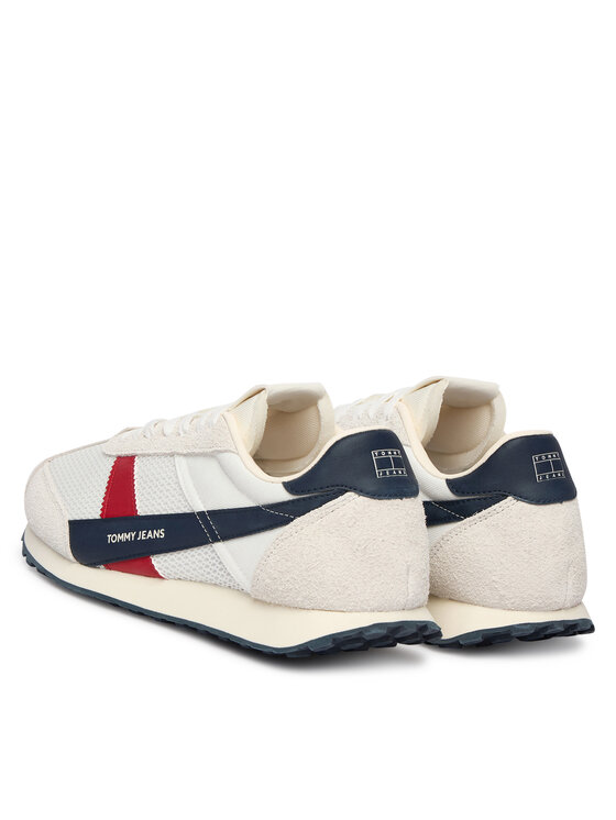 Tommy Jeans Tommy Jeans Sneakersy Retro Runner Archive Open Mesh EM0EM01715 Biały