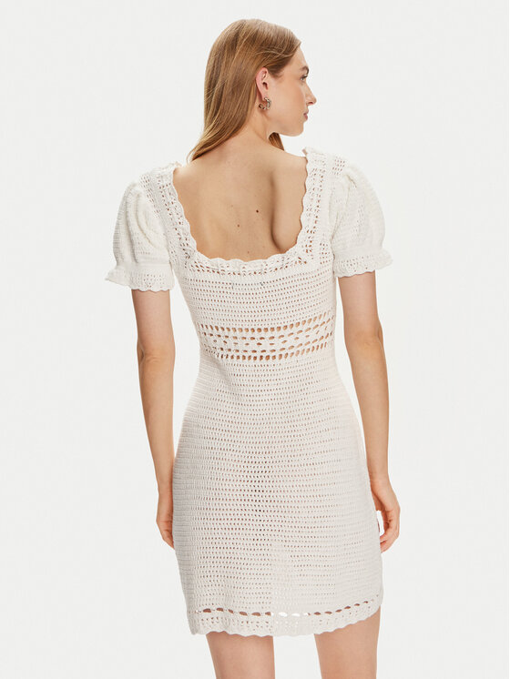 Gina Tricot Gina Tricot Sommerkleid 22257 Weiß Slim Fit