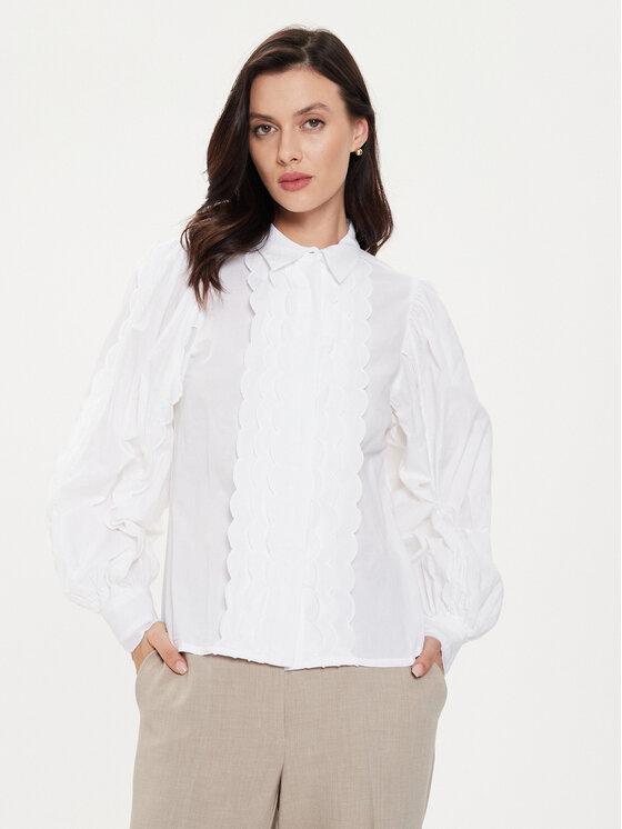 Karen by Simonsen Karen by Simonsen Сорочка Nadia 10104854 Білий Regular Fit